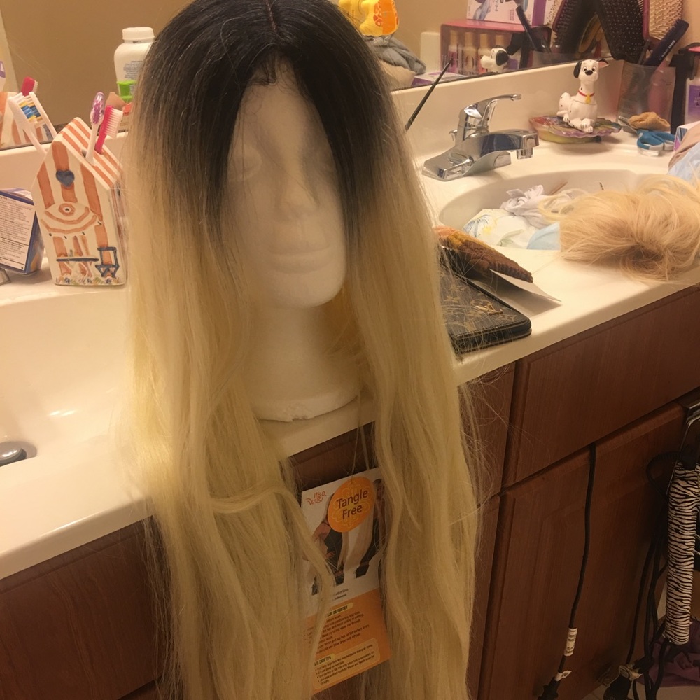 Lace front wig